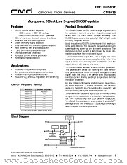 CM3015-28MA datasheet pdf California Micro Devices Corp