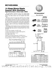 MC74HC4060A datasheet pdf ON Semiconductor