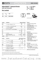 DSEC240-06A datasheet pdf IXYS