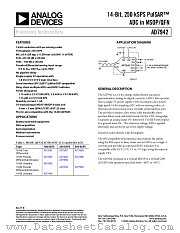 AD7942 datasheet pdf Analog Devices