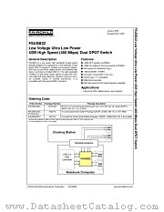 FSUSB22QSCX datasheet pdf Fairchild Semiconductor