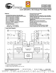 CY7C028V-25AC datasheet pdf Cypress
