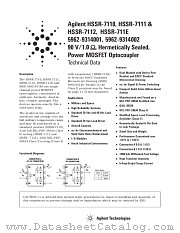 HSSR-7110 datasheet pdf Agilent (Hewlett-Packard)