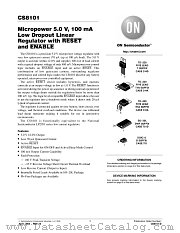 CS8101YT5 datasheet pdf ON Semiconductor