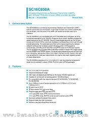 SC16C650AIA44 datasheet pdf Philips