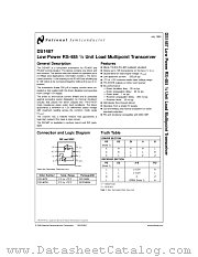 DS1487N datasheet pdf National Semiconductor