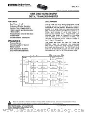 DAC7634EB/1K datasheet pdf Texas Instruments