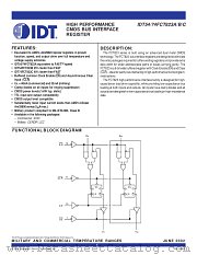 IDT54FCT823ALB datasheet pdf IDT