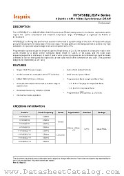 HY5V56B(L/S)F-8(I) datasheet pdf Hynix Semiconductor