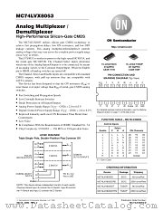 MC74LVX8053M datasheet pdf ON Semiconductor