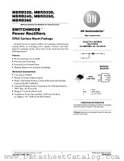 MBRD320 datasheet pdf ON Semiconductor