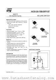 ACS120-7SB-TR datasheet pdf ST Microelectronics