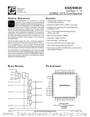 ICS87949I-01 datasheet pdf Texas Instruments
