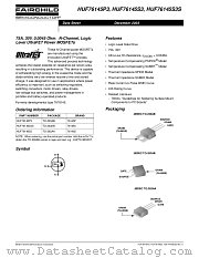 HUF76145S3ST datasheet pdf Fairchild Semiconductor