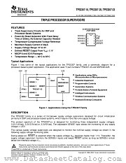 TPS3307 datasheet pdf Texas Instruments