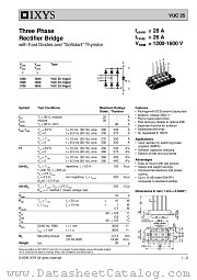 VUC25-12GO2 datasheet pdf IXYS