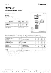 PNA4S54F datasheet pdf Panasonic
