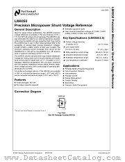 LM4050CIM3X-4.1 datasheet pdf National Semiconductor