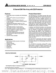 CM1400-03 datasheet pdf California Micro Devices Corp