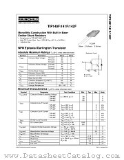 TIP142FTU datasheet pdf Fairchild Semiconductor