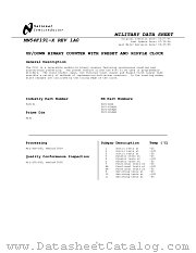 54F191FMQB datasheet pdf National Semiconductor