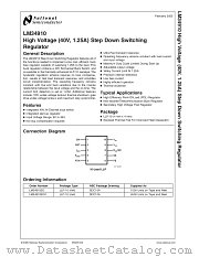 LM34910SDX datasheet pdf National Semiconductor