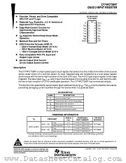 CY74FCT399CTSOCT datasheet pdf Texas Instruments