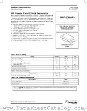 MRF18090AR3 datasheet pdf Freescale (Motorola)