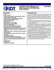 IDT5T9821NLI8 datasheet pdf IDT
