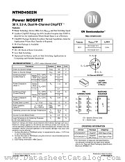 NTHD4502N datasheet pdf ON Semiconductor