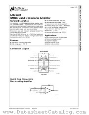 LMC6034IMX datasheet pdf National Semiconductor