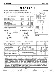 HN2C12FU datasheet pdf TOSHIBA