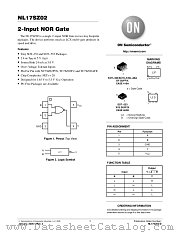 NL17SZ02XV5T2 datasheet pdf ON Semiconductor