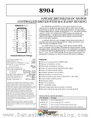A8904SLB-T datasheet pdf Allegro MicroSystems