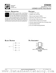 ICS8304 datasheet pdf Texas Instruments