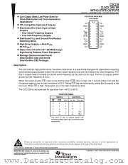 CDC339DWR datasheet pdf Texas Instruments
