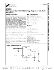 LP3995ITL-1.8 datasheet pdf National Semiconductor