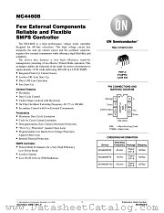 MC44608 datasheet pdf ON Semiconductor