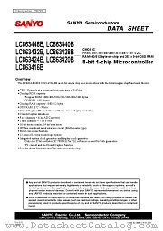 LC863440B datasheet pdf SANYO