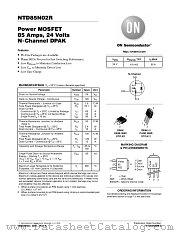 NTD85N02R-001 datasheet pdf ON Semiconductor