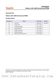HY5V52C(L)F(P)-S datasheet pdf Hynix Semiconductor