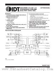 IDT70V9349L6PF datasheet pdf IDT