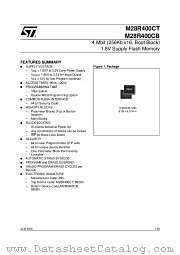 M28R400CT datasheet pdf ST Microelectronics