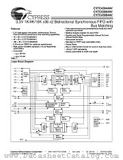 CY7C43684AV-10AC datasheet pdf Cypress