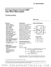 HCPL-T251 datasheet pdf Agilent (Hewlett-Packard)
