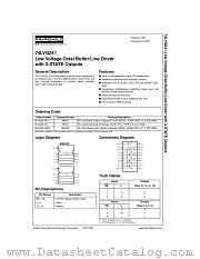 74LVQ241QSC datasheet pdf Fairchild Semiconductor