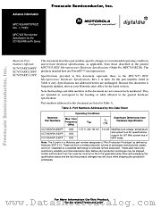MPC7455 datasheet pdf Freescale (Motorola)
