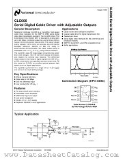 SD006EVK datasheet pdf National Semiconductor