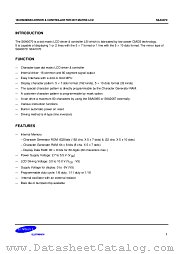 S6A0070A datasheet pdf Samsung Electronic