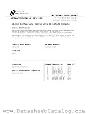 54ACTQ16541FMQB datasheet pdf National Semiconductor